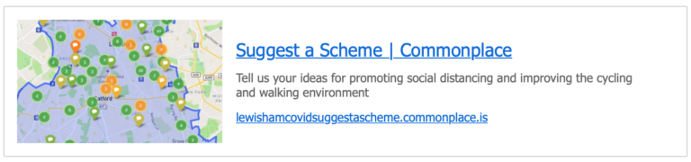 Lewisham Consultation Banner